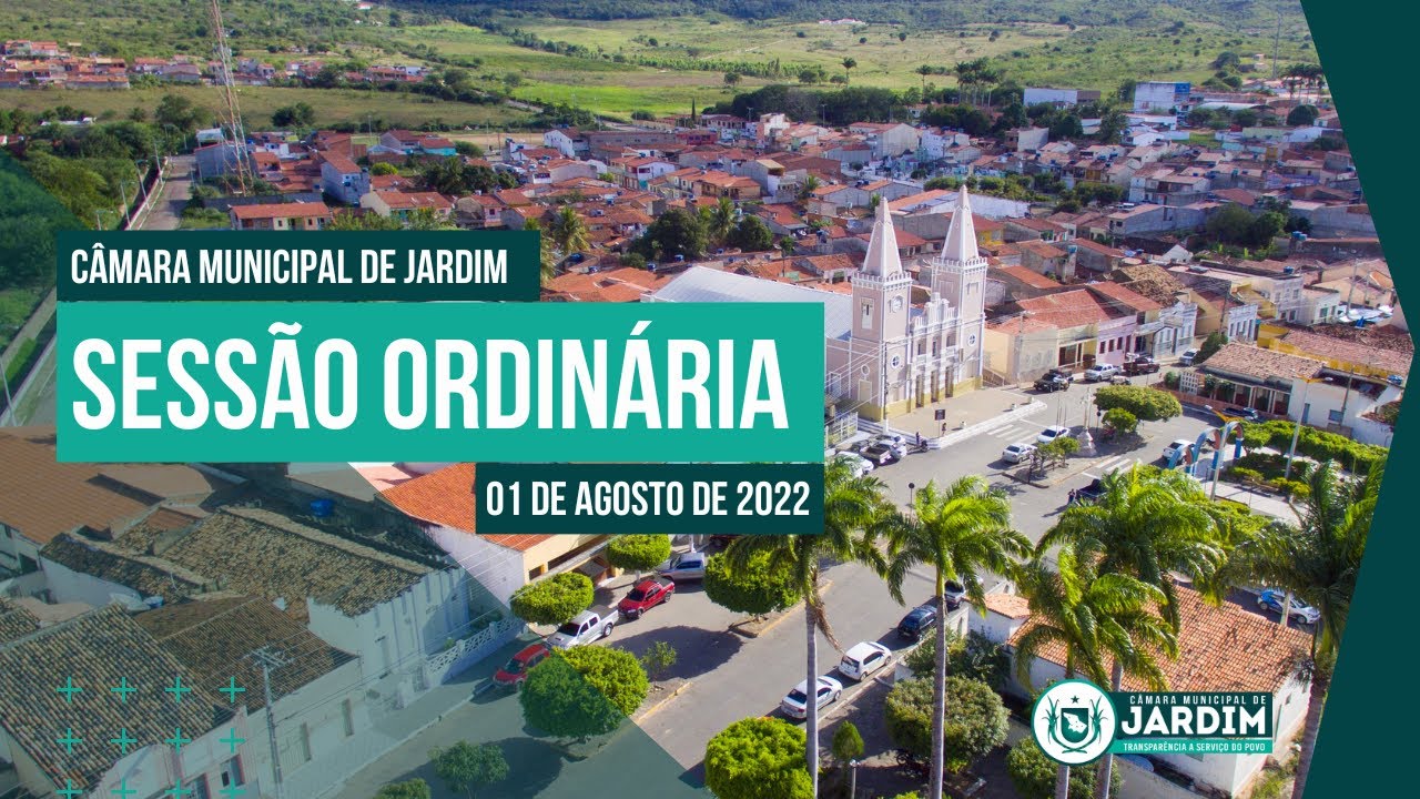Sessão Ordinária - 01/08/2022 - Câmara Municipal de Jardim