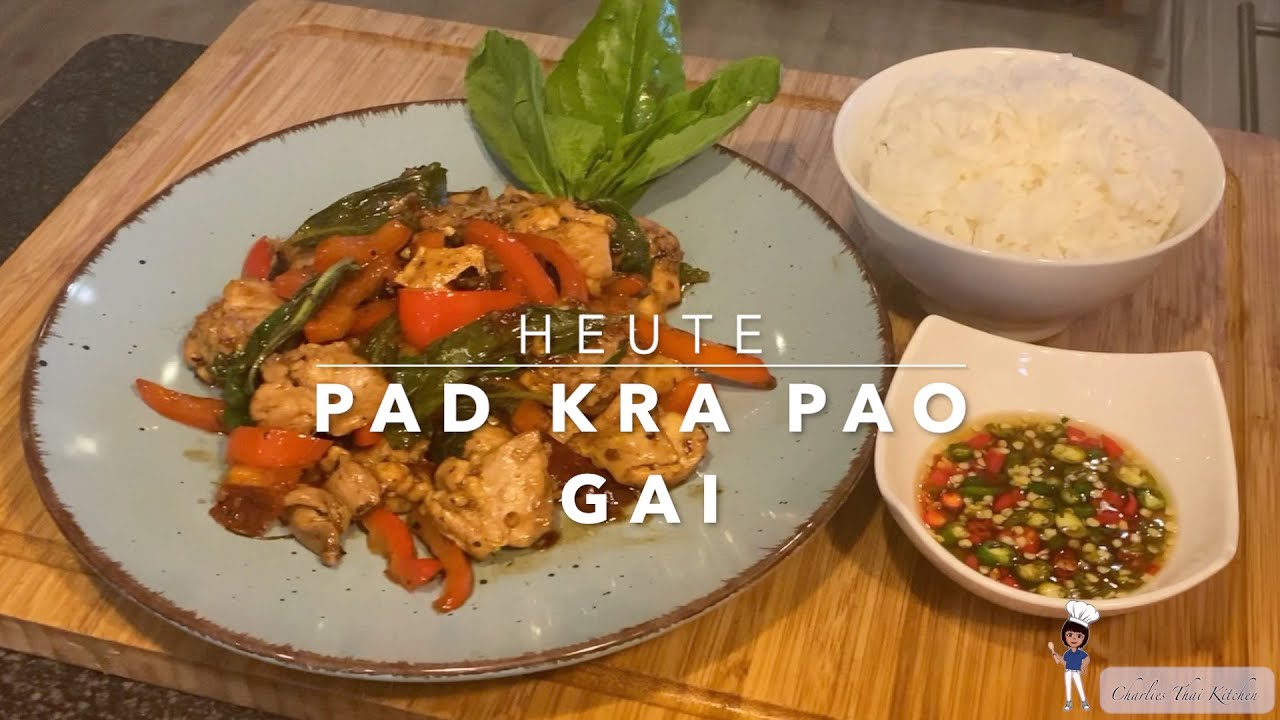 Köstliches Pad Kra Pao Gai / delicious Pad Kra Pao Gai 😋🌶🍗