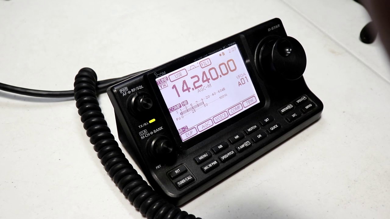 IC-7100 from A to Z #5 Operating RV Portable