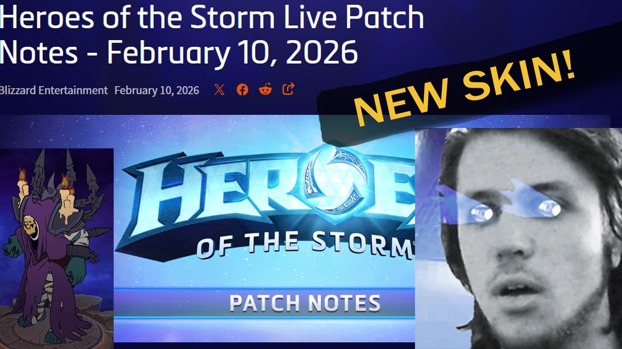 Новый скин для Гул'Дана! - Обновление Heroes of the Storm от 10 февраля 2026 года