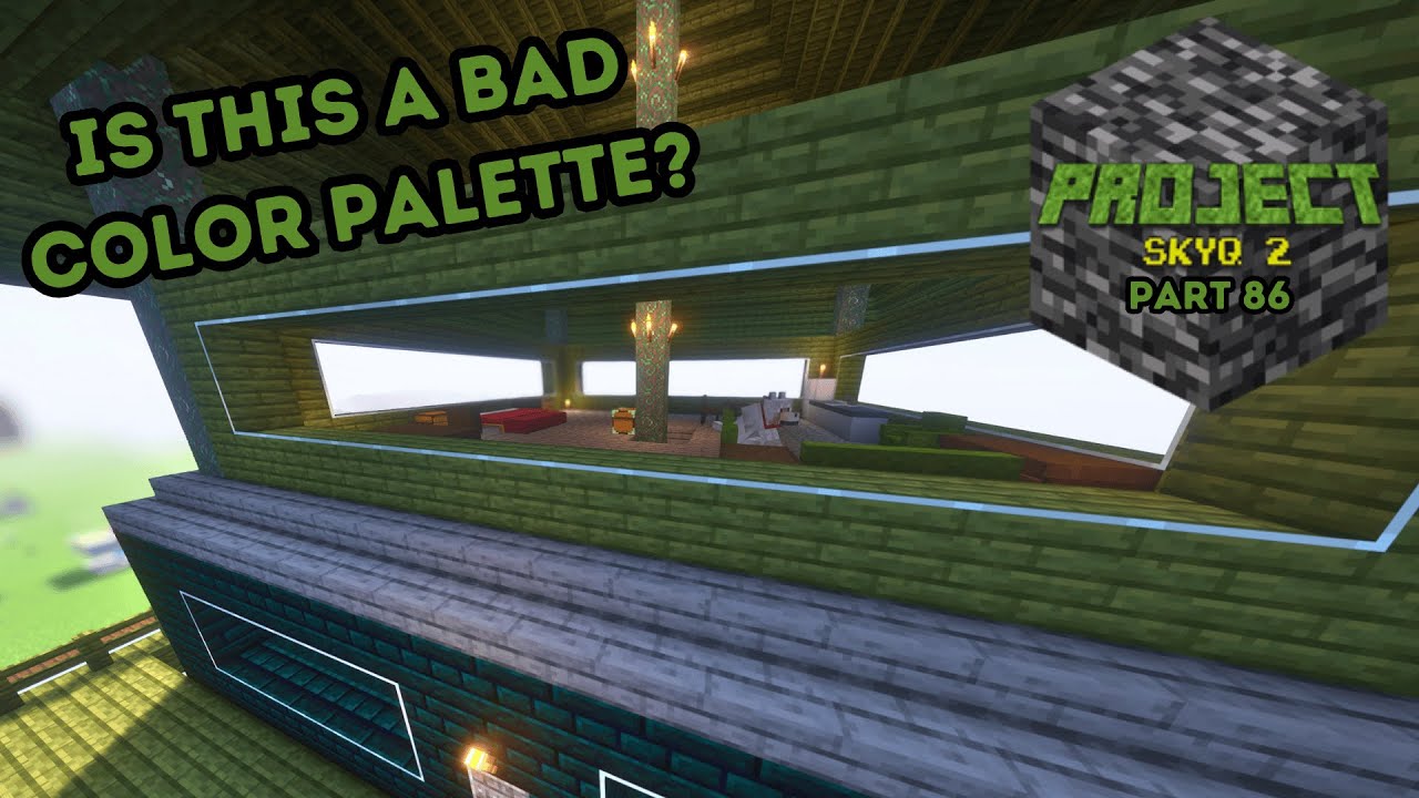 Modded Minecraft Project SkyQ 2 Part 86 - Is This a Bad Color Palette?