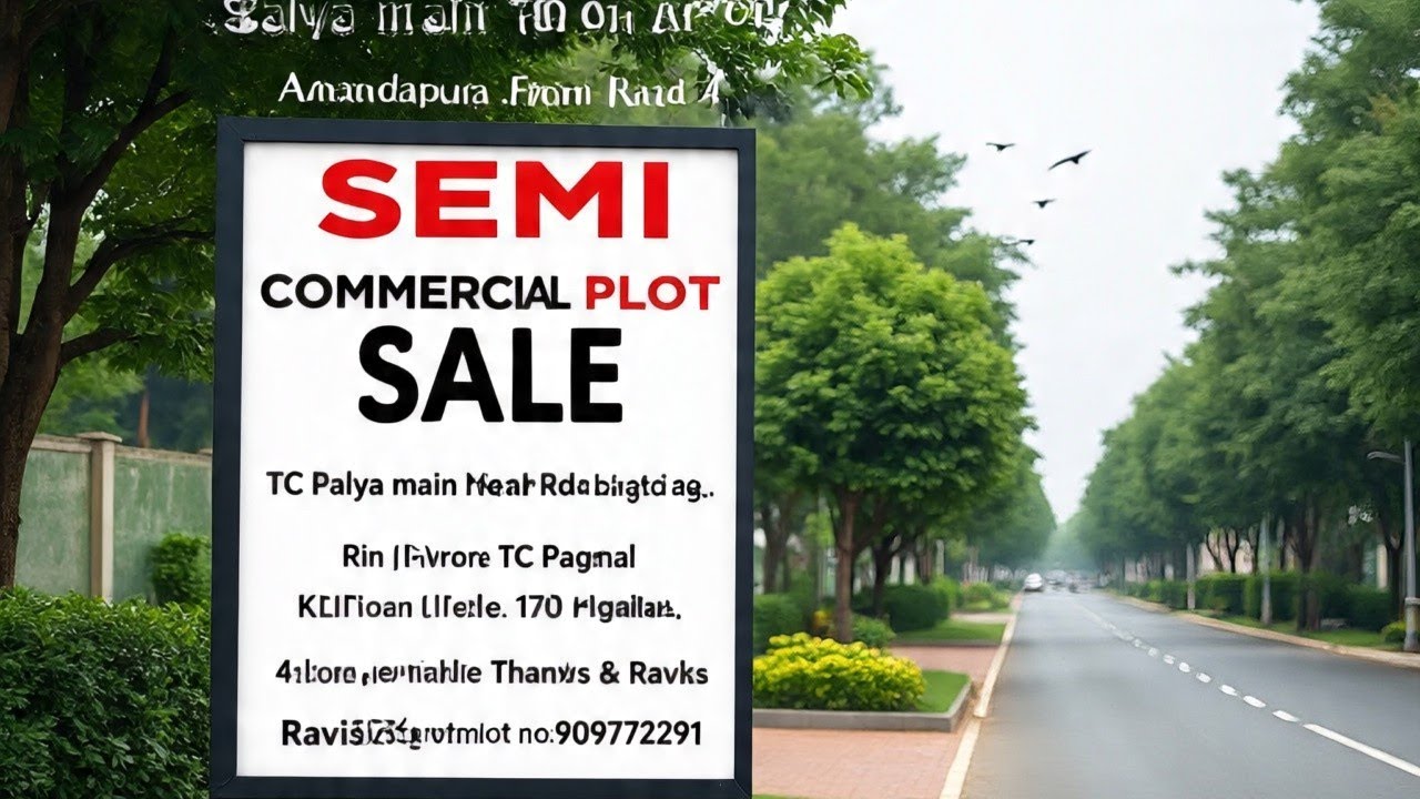 1620sft SEMI COMMERCIAL PLOT  SALE, TC Palya  Near Ramamurthy Nagar Bangalore. Con. 9901972291