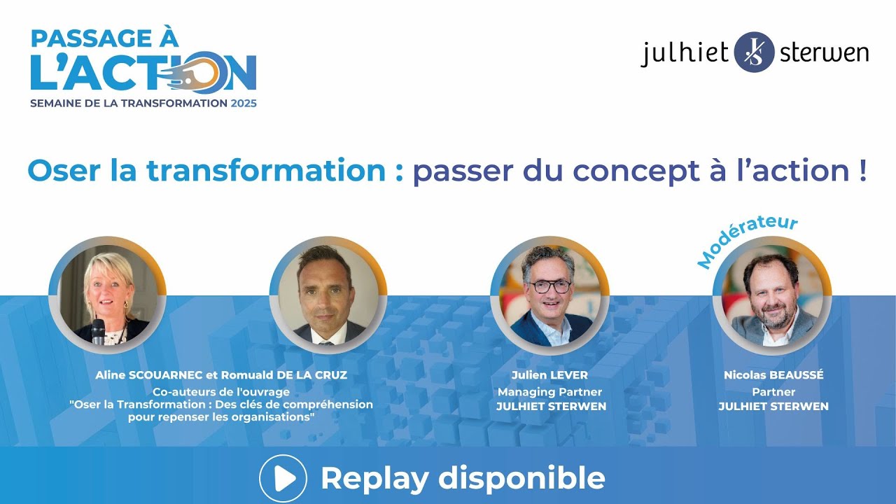 Replay | Oser la transformation : passer du concept à l’action !