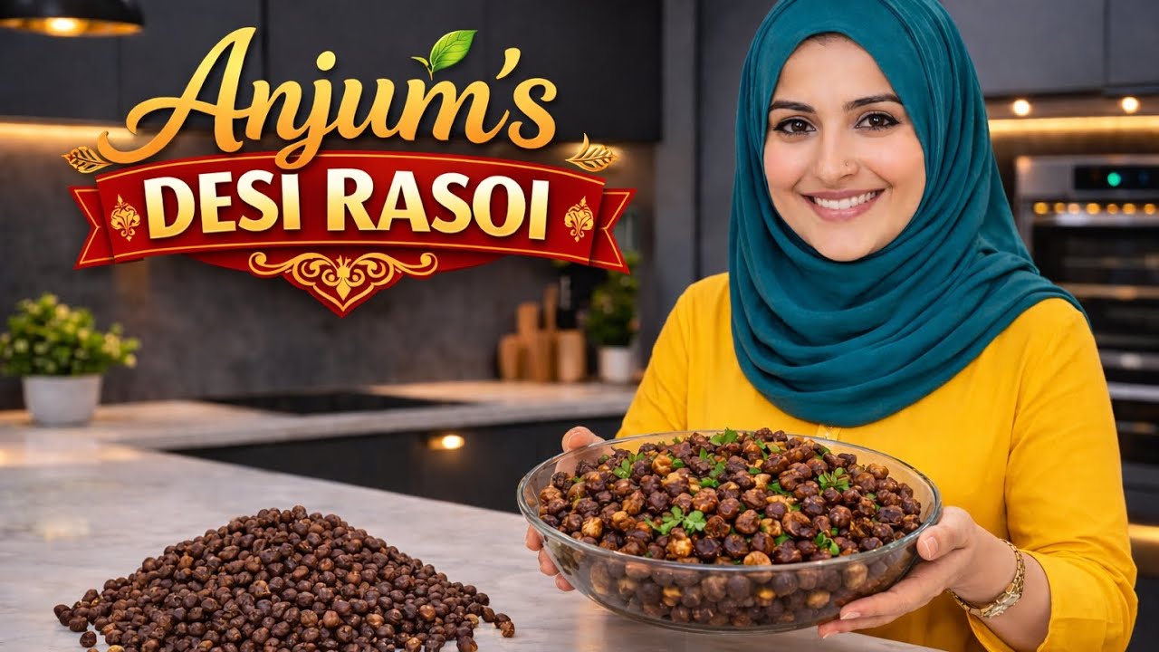Spicy Chane | Snacks | Ramadan Special | Anjum's Desi Rasoi 