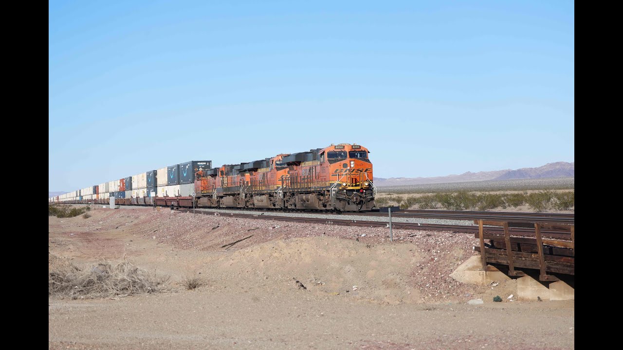 Railfanning from Amboy to Cadiz December 3rd, 2025