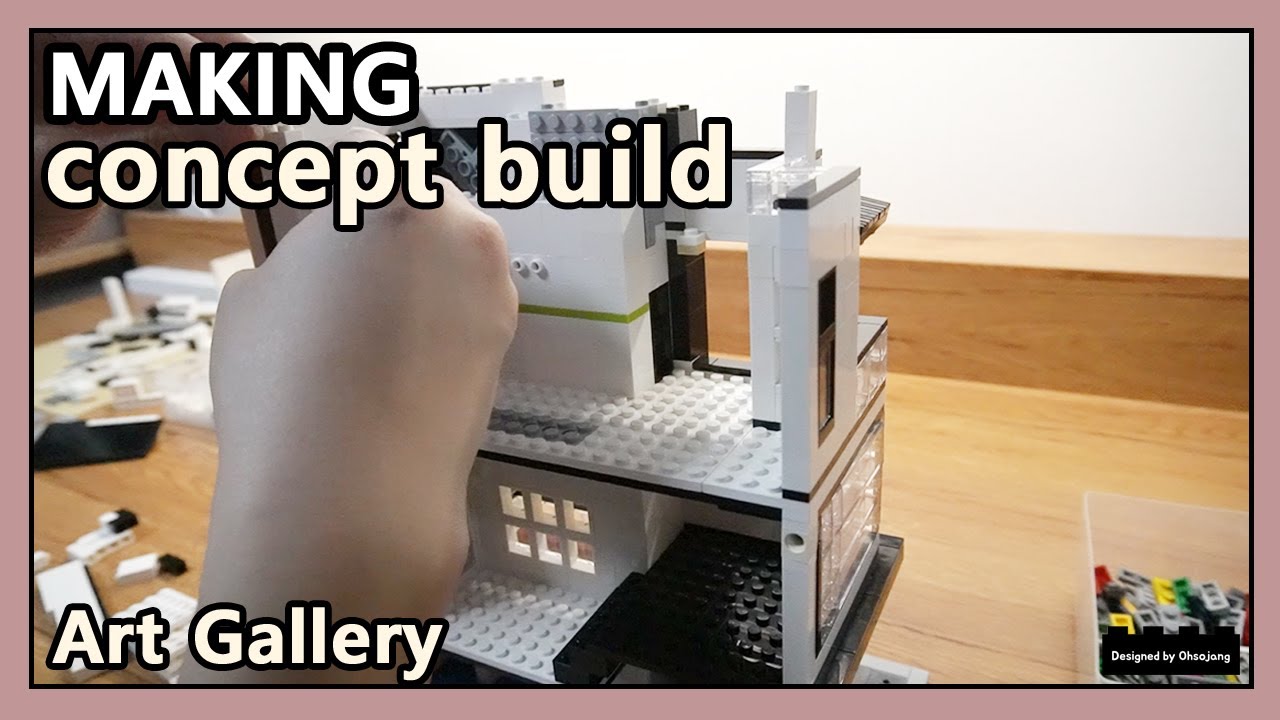 LEGO ART GALLERY Modular concept build