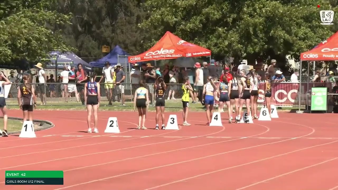 Girls U12 800m Final: 2023-24 State Track and Field Championships