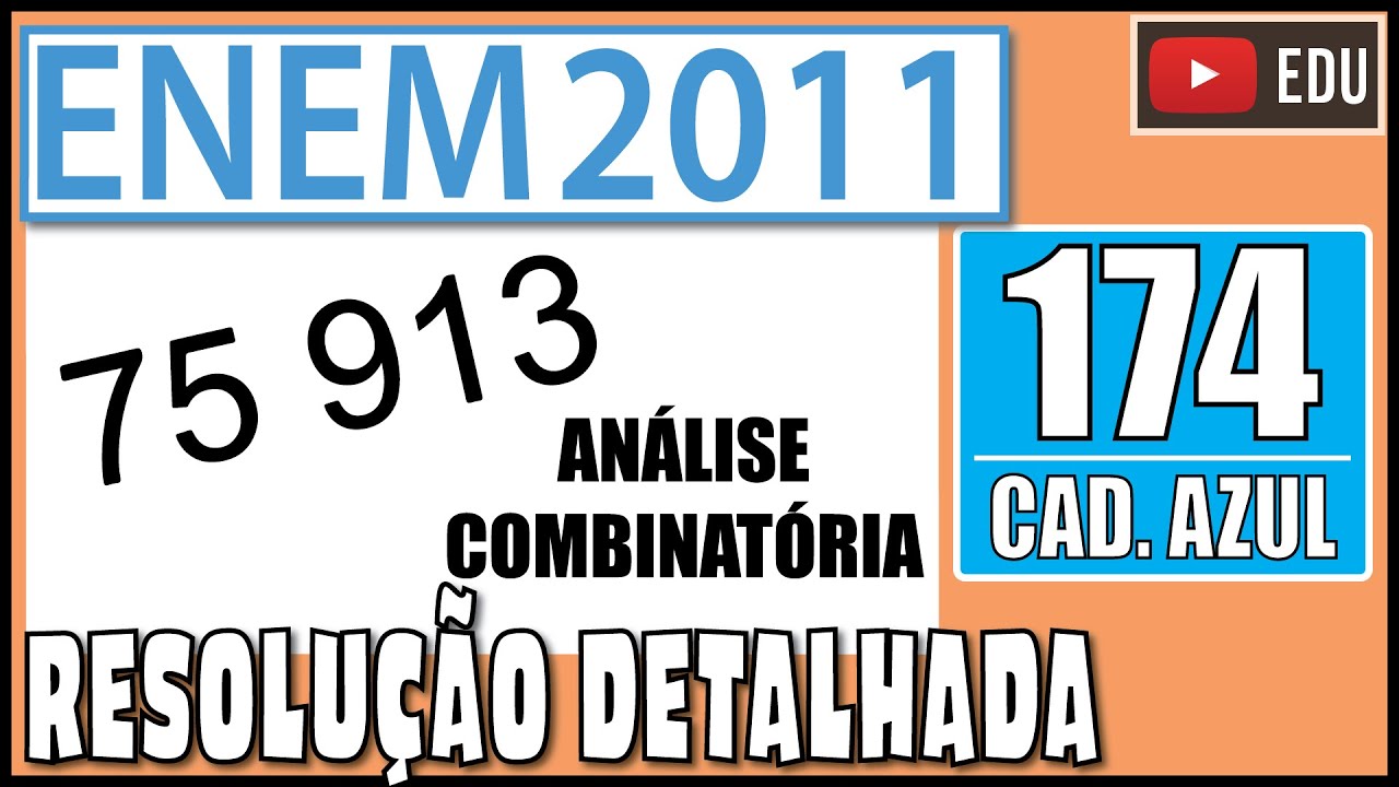 [ENEM 2011] 174 📘 ANÁLISE COMBINATÓRIA O setor de recursos humanos de uma empresa vai realizar uma