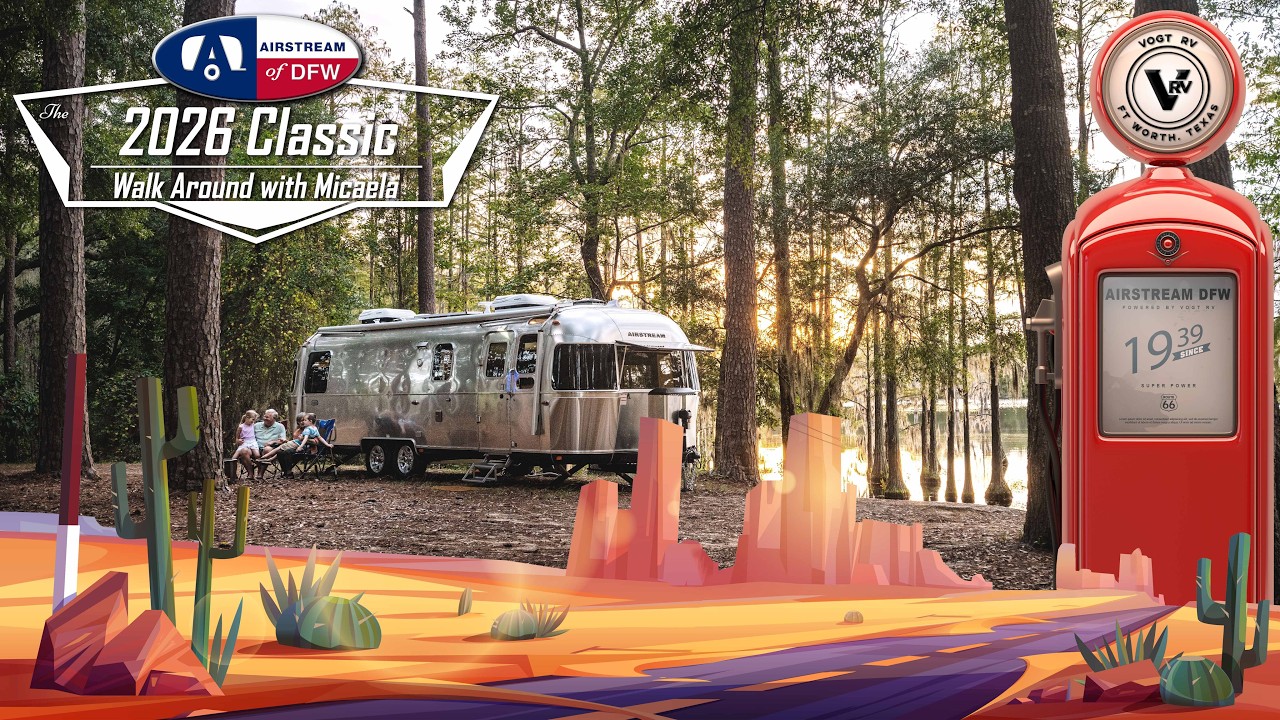 Airstream Classic 33FB Twin 2026 года | Полный обзор флагманского 33-футового туристического приц...