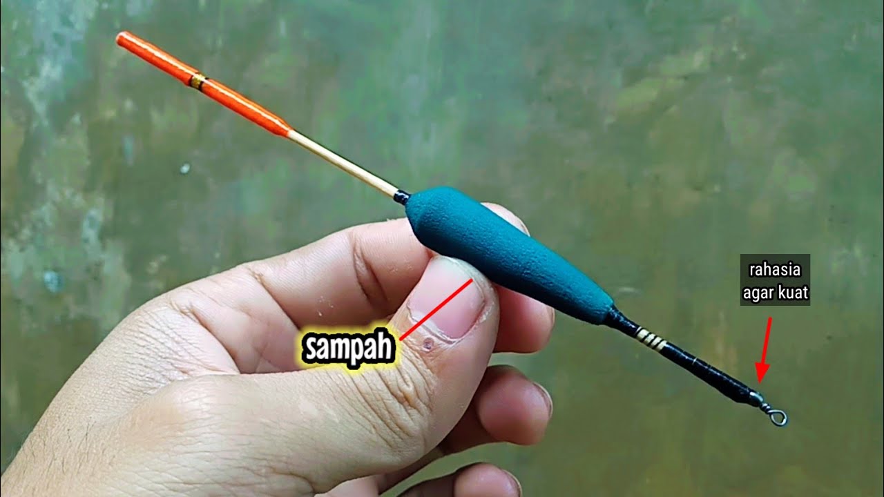 cara memasang KILI² PANCING PADA STIK PELEMPUNG + MEMBUAT BUSA PELAMPUNG PANCING || fishing float