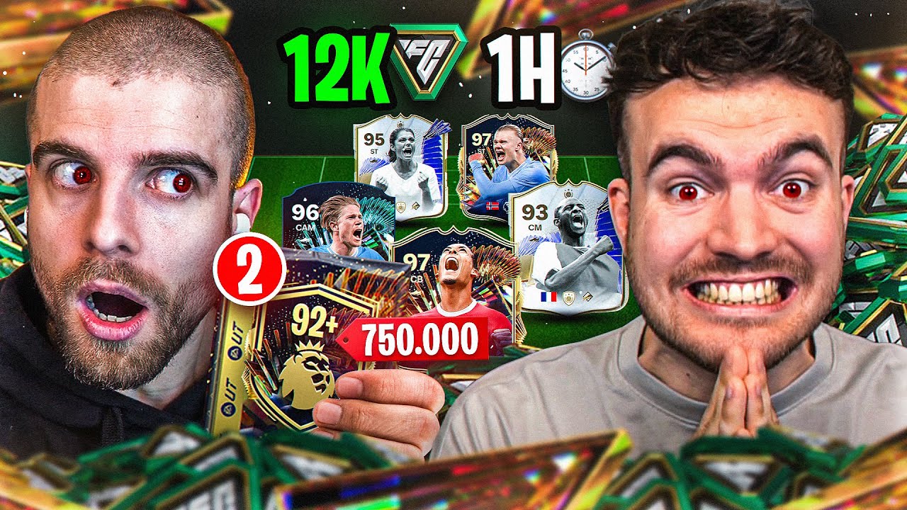 NEUER ACCOUNT zum PL TOTS / 1H / 12.000 FC POINTS 😱🤑 EA FC 24 ACCOUNT BATTLE vs JULIUS 🏆