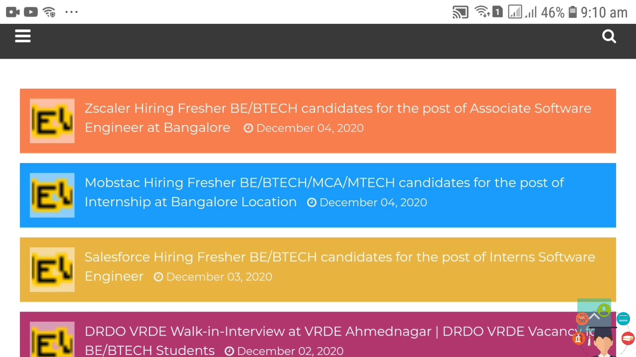 Internship for freshers 2021 Batch | Fresher Internship | BE,BTECH,ENGINEERING INTERNSHIP