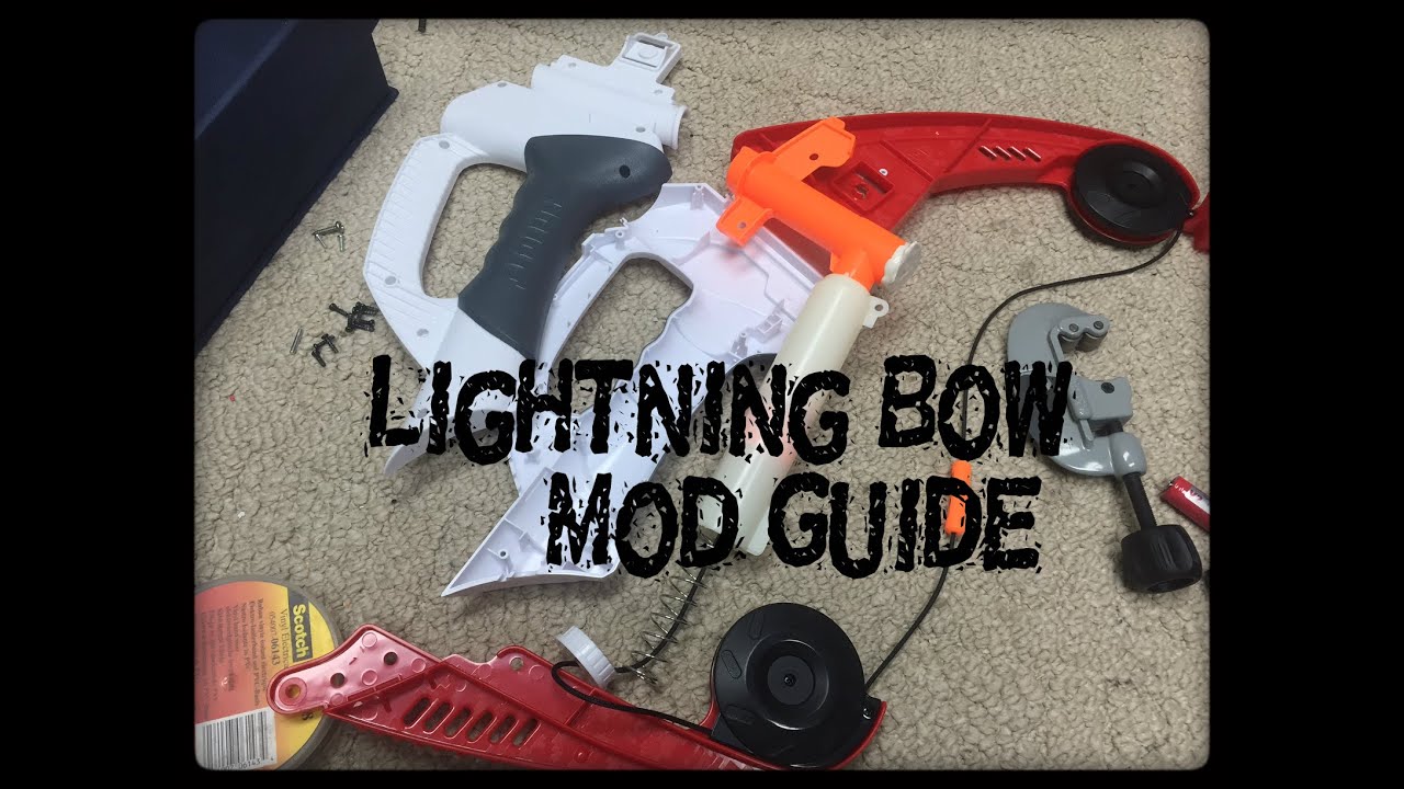 The Nerf Mega Lightning Bow Mod Guide (Man does it NEED it)