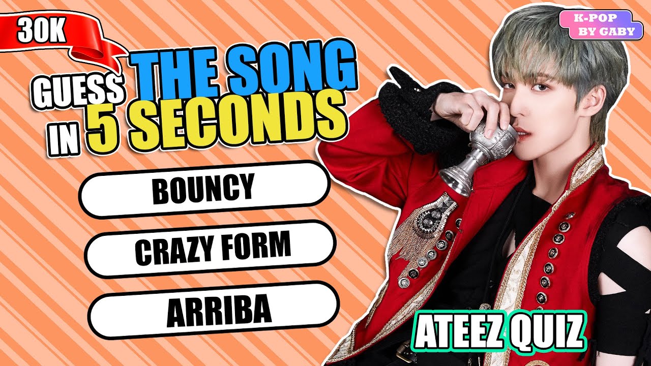 GUESS THE ATEEZ SONG | KPOP GAME | ATEEZ QUIZ
