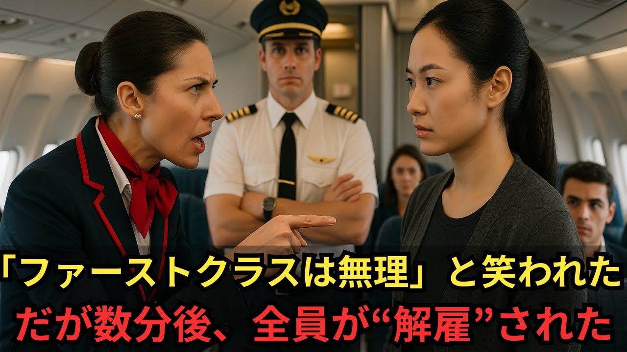 ファーストクラスを拒否された日本人女性CEO──その数分後、彼女は“全クルー”を即座に解雇した