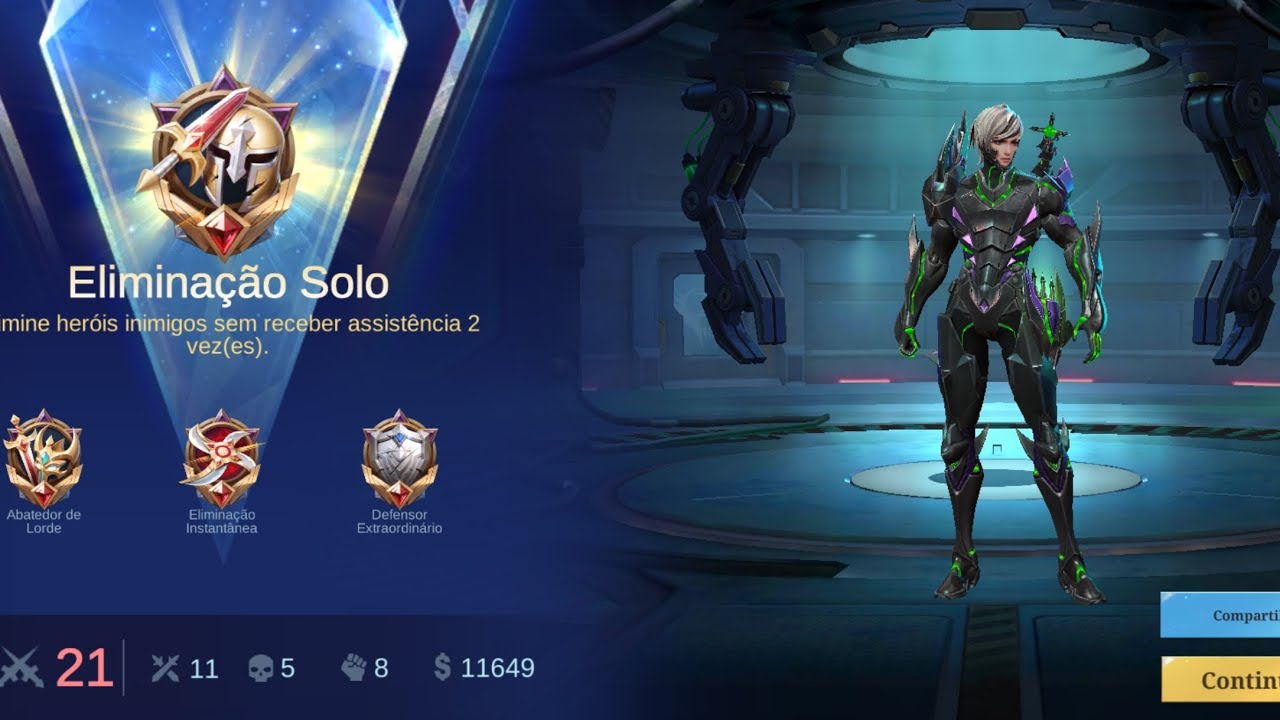 Gameplay gusion Em busca do top br