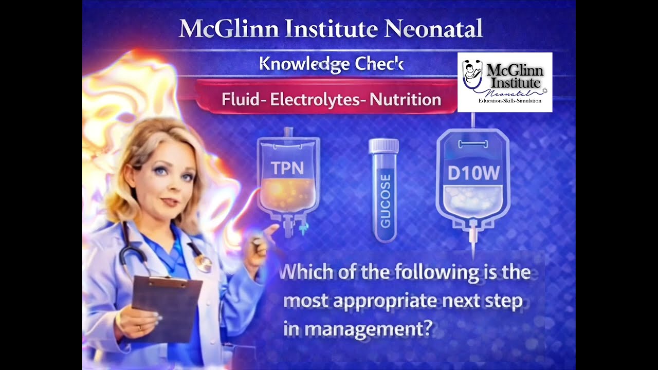Neonatal Knowledge Check | Fluid-Electrolytes-Nutrition #ivfluids  #baby #nicu #medicaleducation   