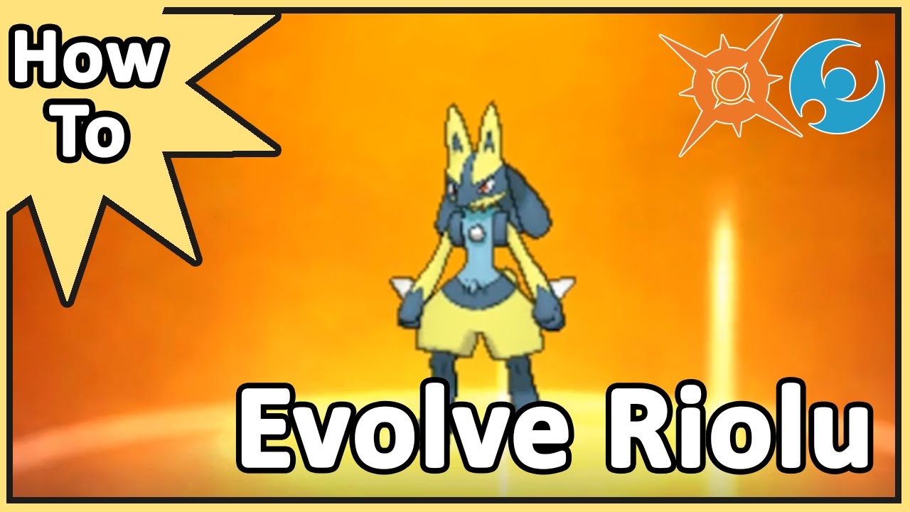 How to Evolve Riolu into Lucario - A tutorial