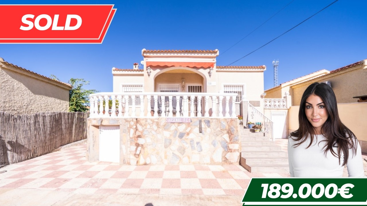 🌴Detached Villa for Sale in La Marina Spain | 3-Bed Home Near Amenities | Costa Blanca | Ref 6071