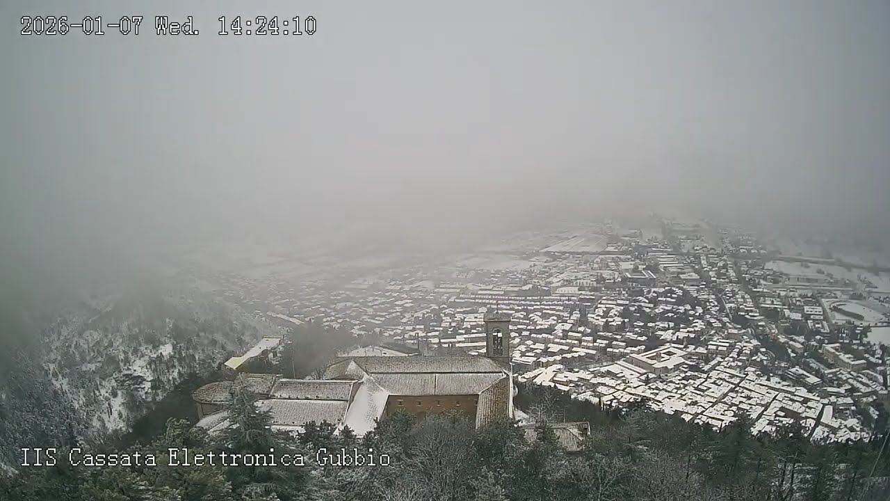 Gubbio Timelapse del 07/01/2026