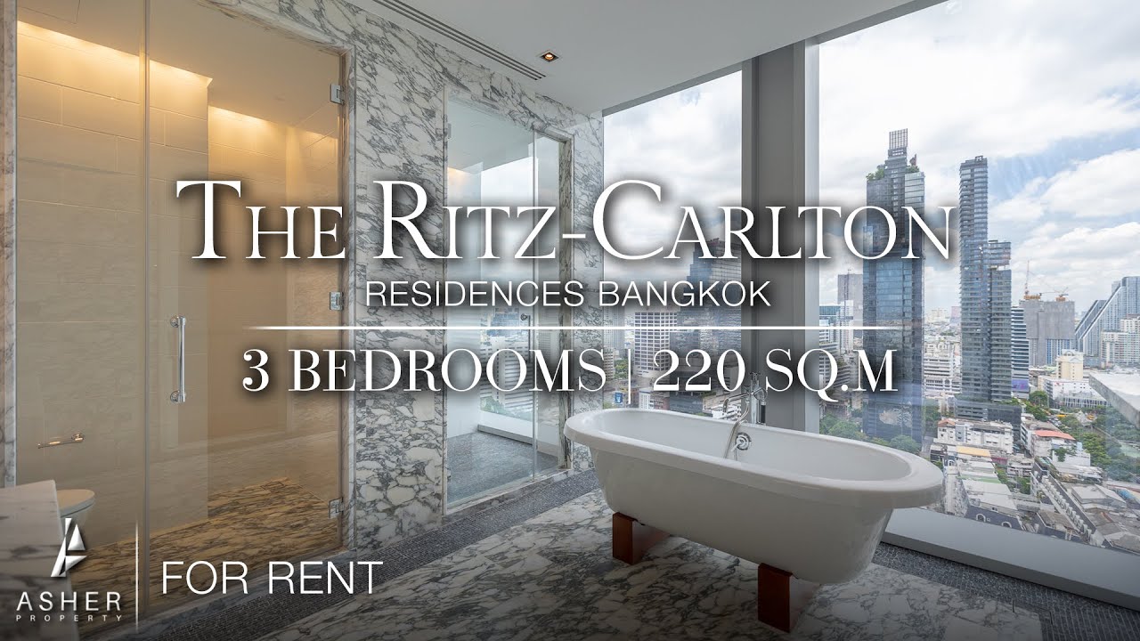 The Ritz Carlton Residences | 3 Bedrooms | 220 sq.m. | For RENT