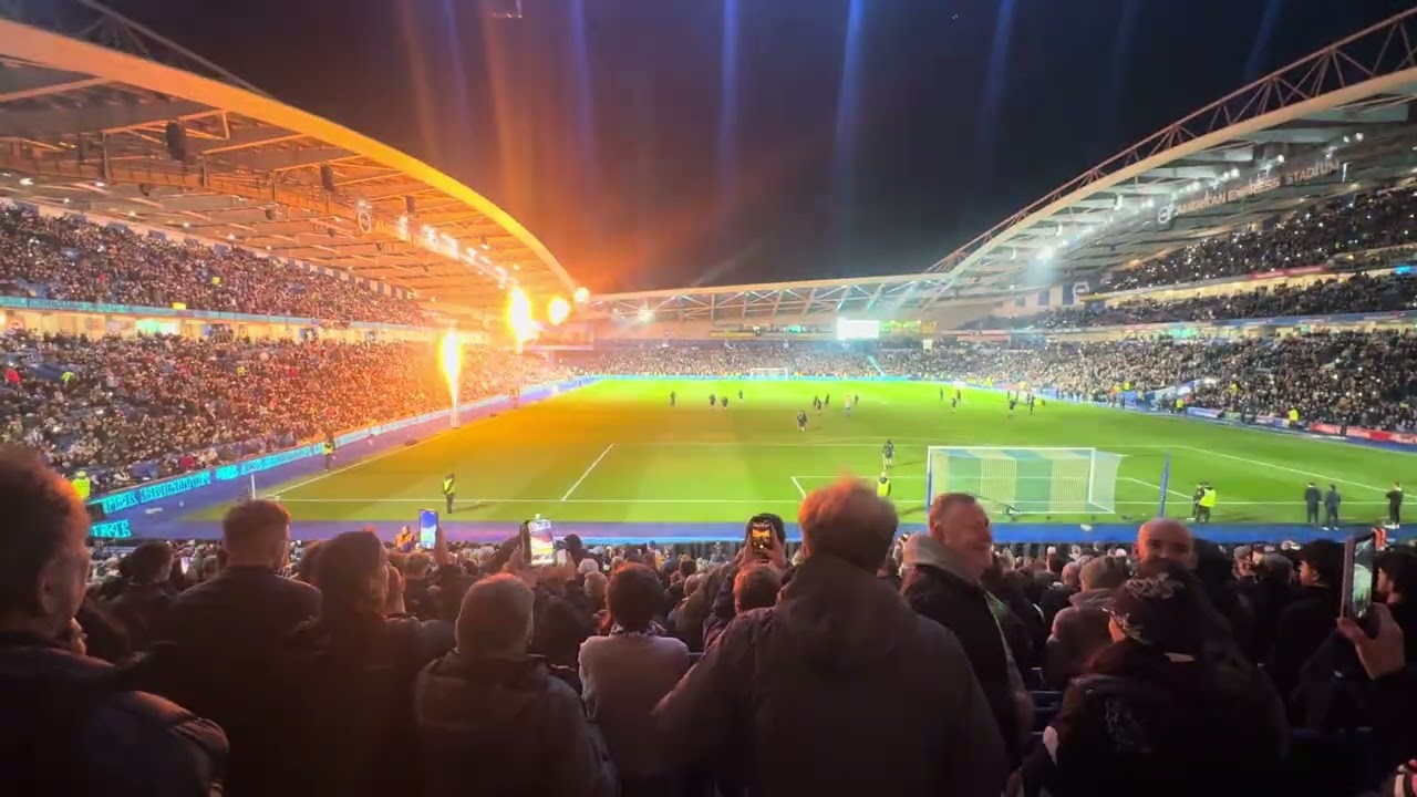 Brighton and Hove Albion light show