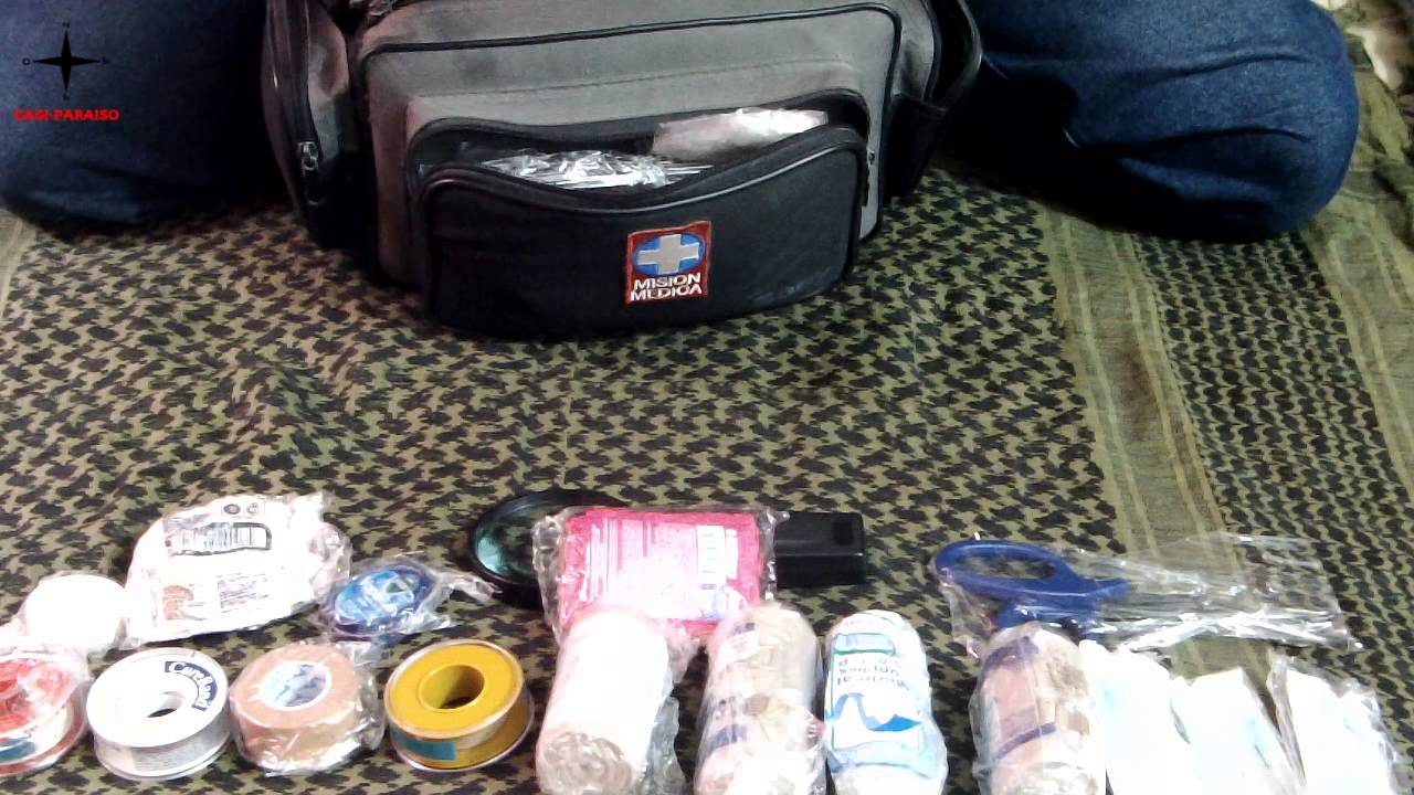 KIT DE SUPERVIVENCIA - BOTIQUIN DE PRIMEROS AUXILIOS