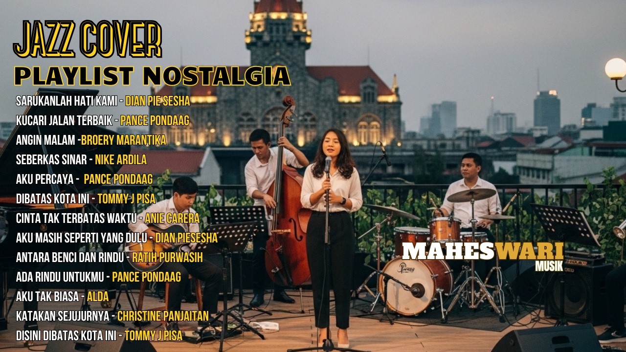 Smooth Jazz Cover | Lagu Kenangan 90' Terbaik Pilihan | Satukanlah Hati Kami, Kucari Jalan Terbaik