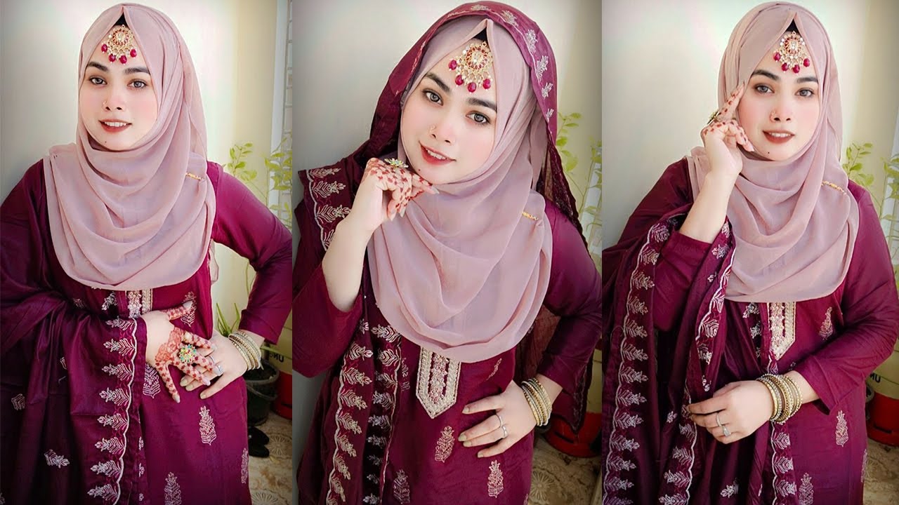 Hijab tutorial with tikli || Wedding special hijab style