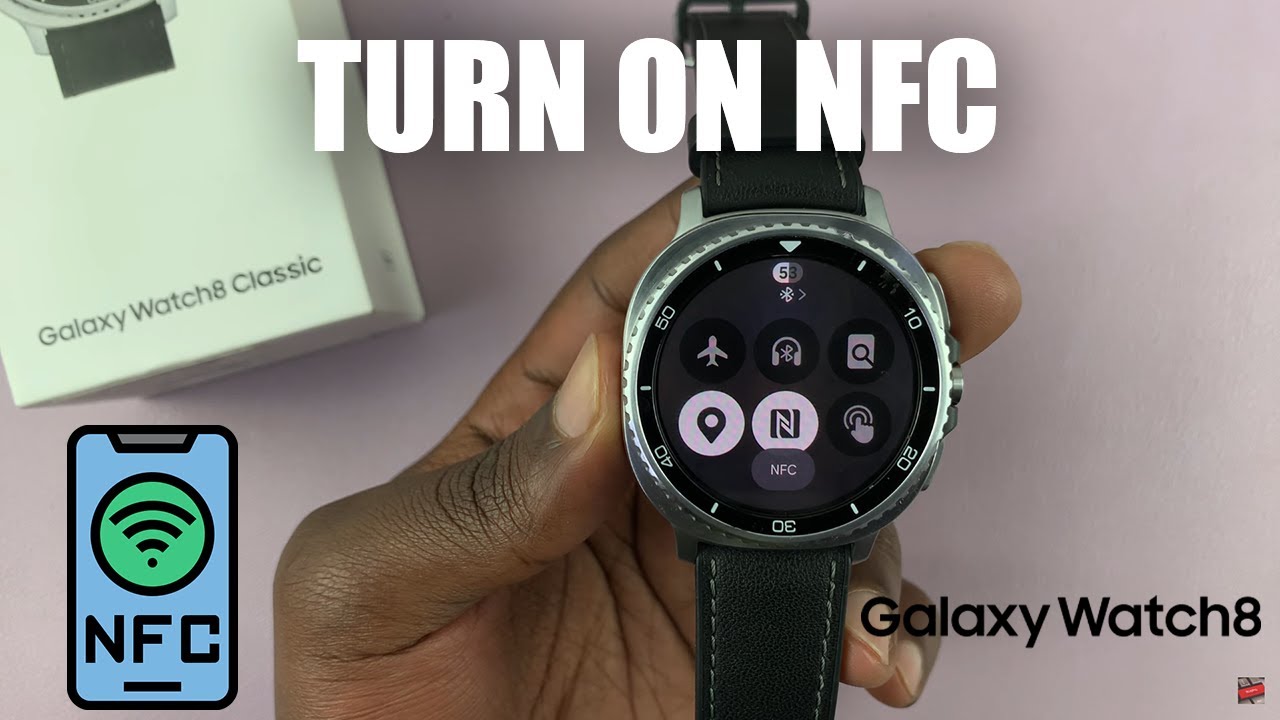 How To Turn ON NFC On Samsung Galaxy Watch 8 / 8 Classic