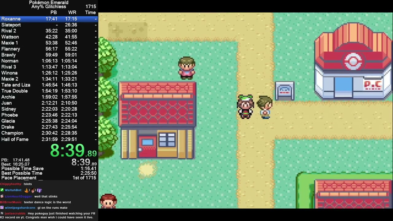 Pokemon Emerald Any% Glitchless Speedrun in 2:31:49