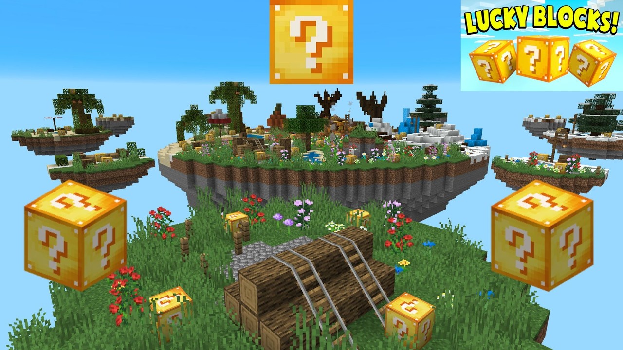 Ca commence BIEN mais ça finit MAL (Minecraft Lucky Islands)