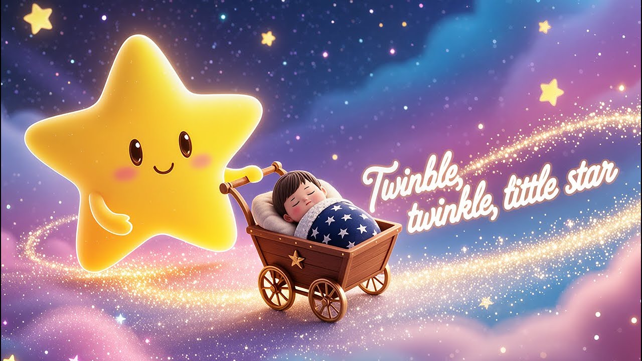 Twinkle Twinkle Little Star sky journey lullaby for bedtime comfort