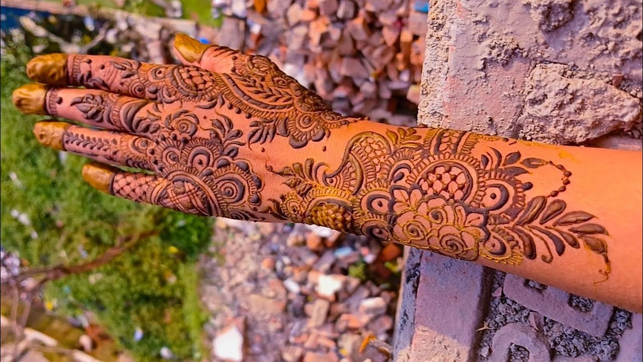 New Mehndi design For My Dear Friend....Thanks For supporting....Unique Mehndi Design.