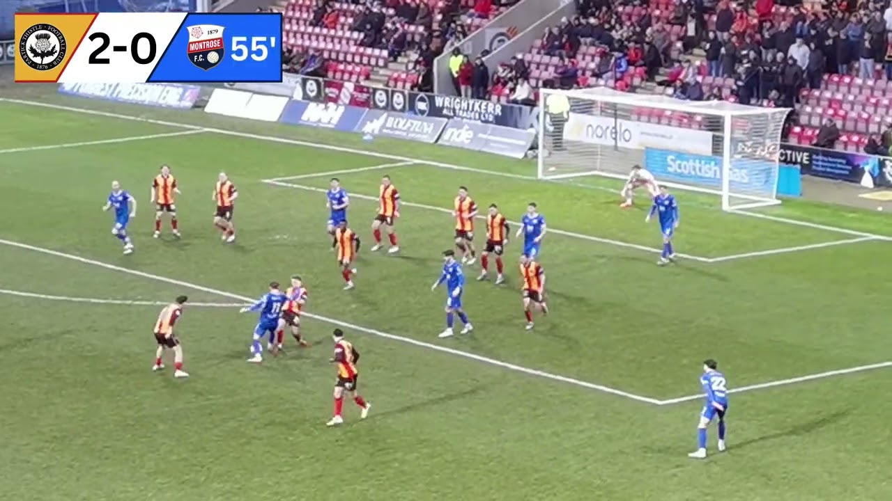 Match Highlights: Partick Thistle 3-1 Montrose 17th Jan 2026