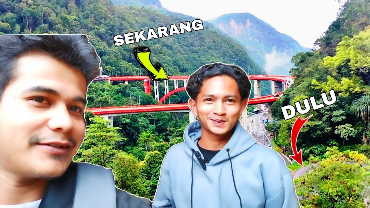 Jalan sekarang dan yang dulu , kelok 9 yang indah #keloksembilan #kelok9 