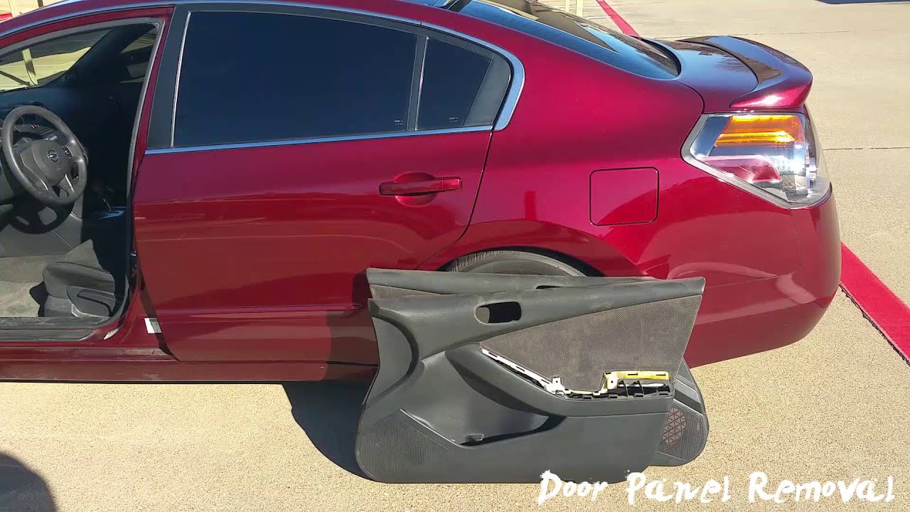 07-12 Nissan Altima Door Panel Removal (Tutorial)