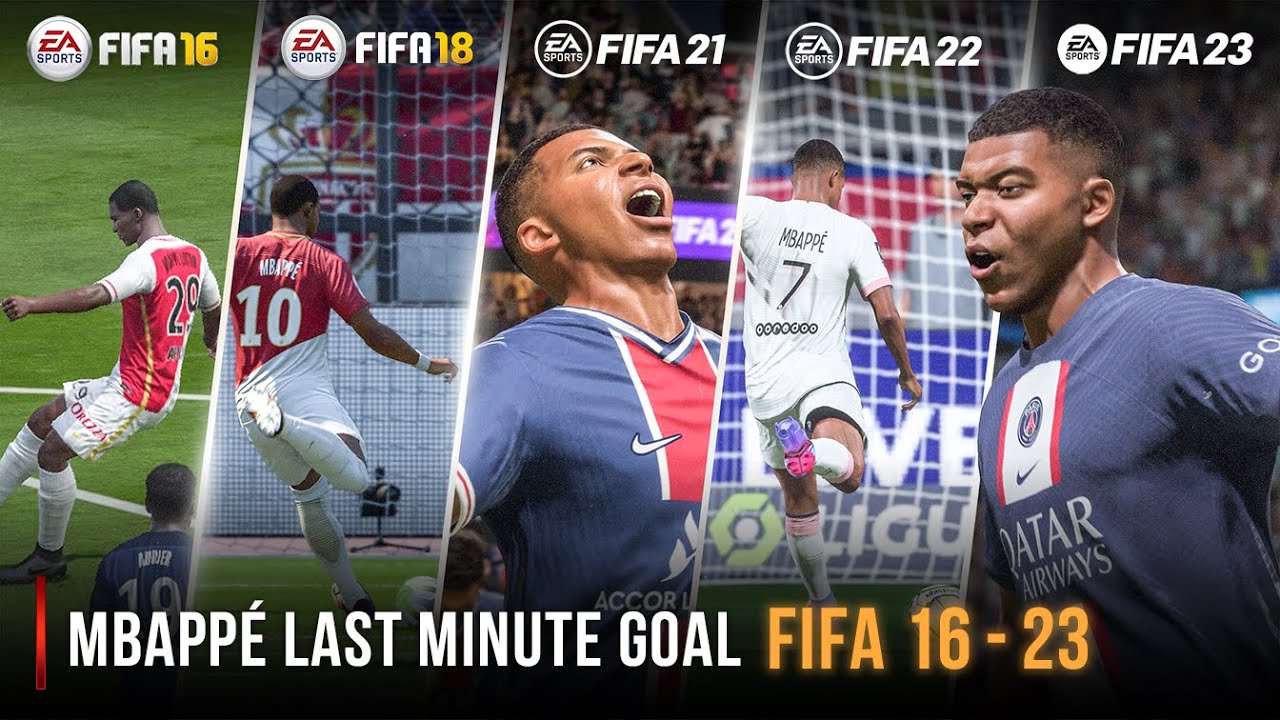 Mbappé Last Minute Goal In Every FIFA | 16 - 23 |