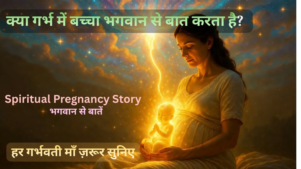 माँ के पेट में बच्चा भगवान से क्या बातें करता है? गर्भ संस्कार की भावुक कथा #momtobe, #GrabhaSanskar