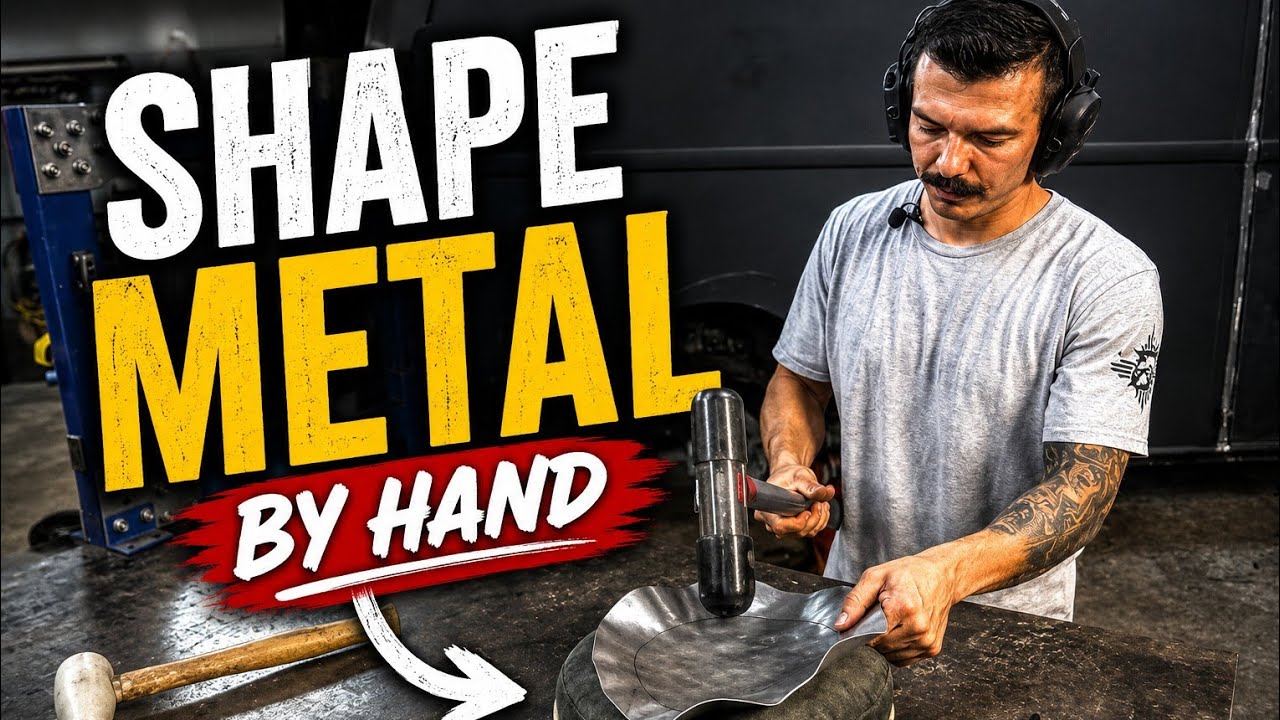 Metal Shaping basics | Sheet metal shaping with Only hand tools | Understanding how to shape metal