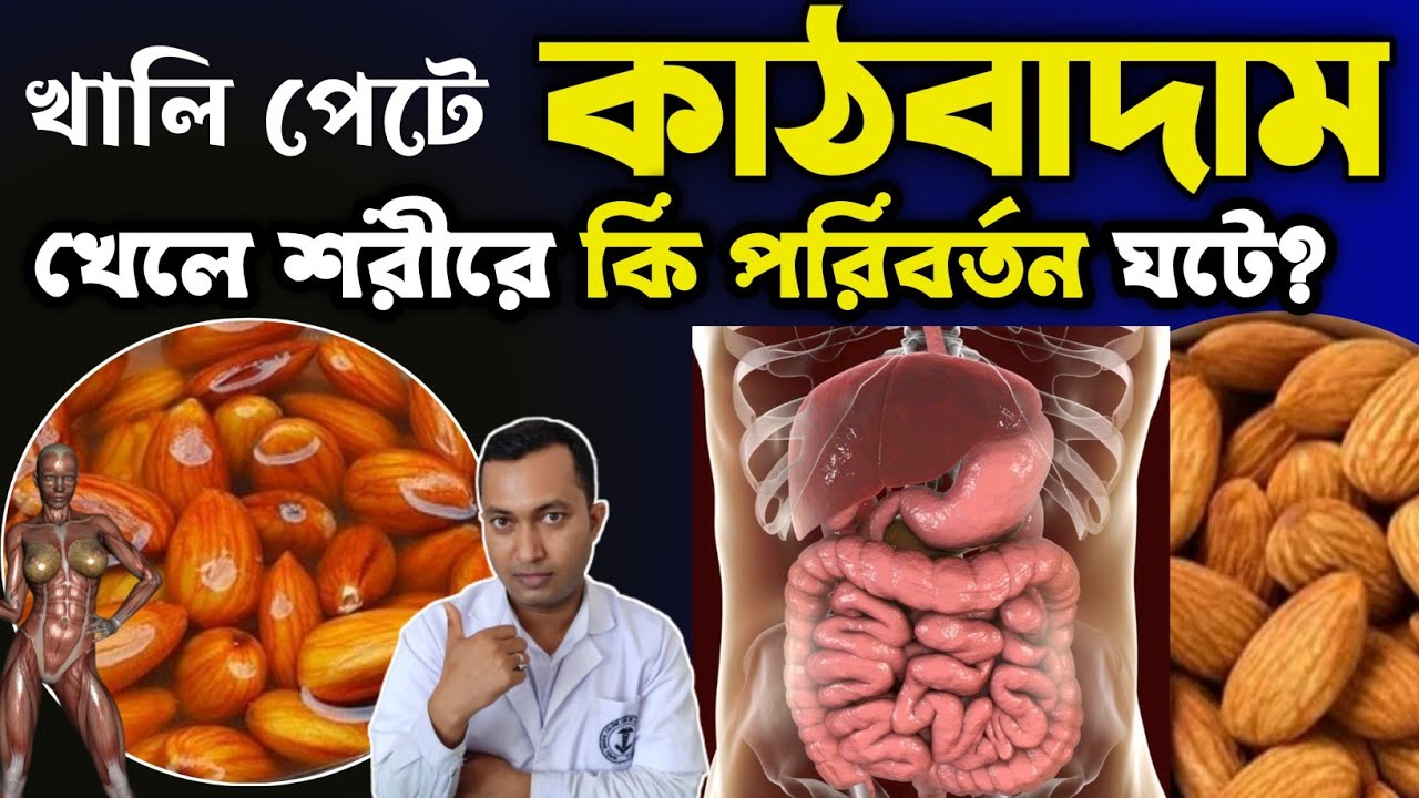 সকালে ভেজা কাঠবাদাম খেলে শরীরে কি পরিবর্তন ঘটে | কাঠ বাদাম সেবনের ৫টি চমৎকার উপকারিতা, সঠিক নিয়ম