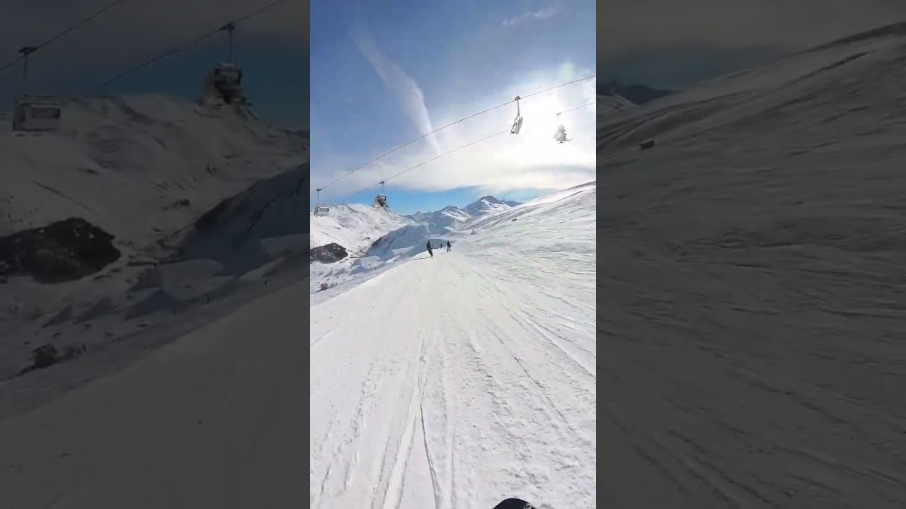 Dreamy mountain days at Livigno, Italy #snowboarding #skiing