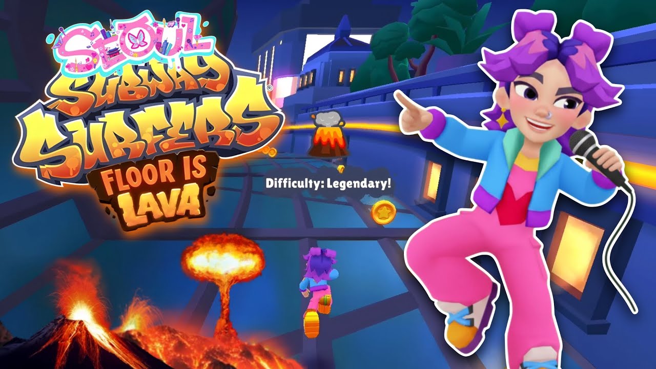 Subway Surfers «Пол — это лава»: Мировой тур No Floor Challenge в Сеуле 2025!!! 🎤🎫💖🌋