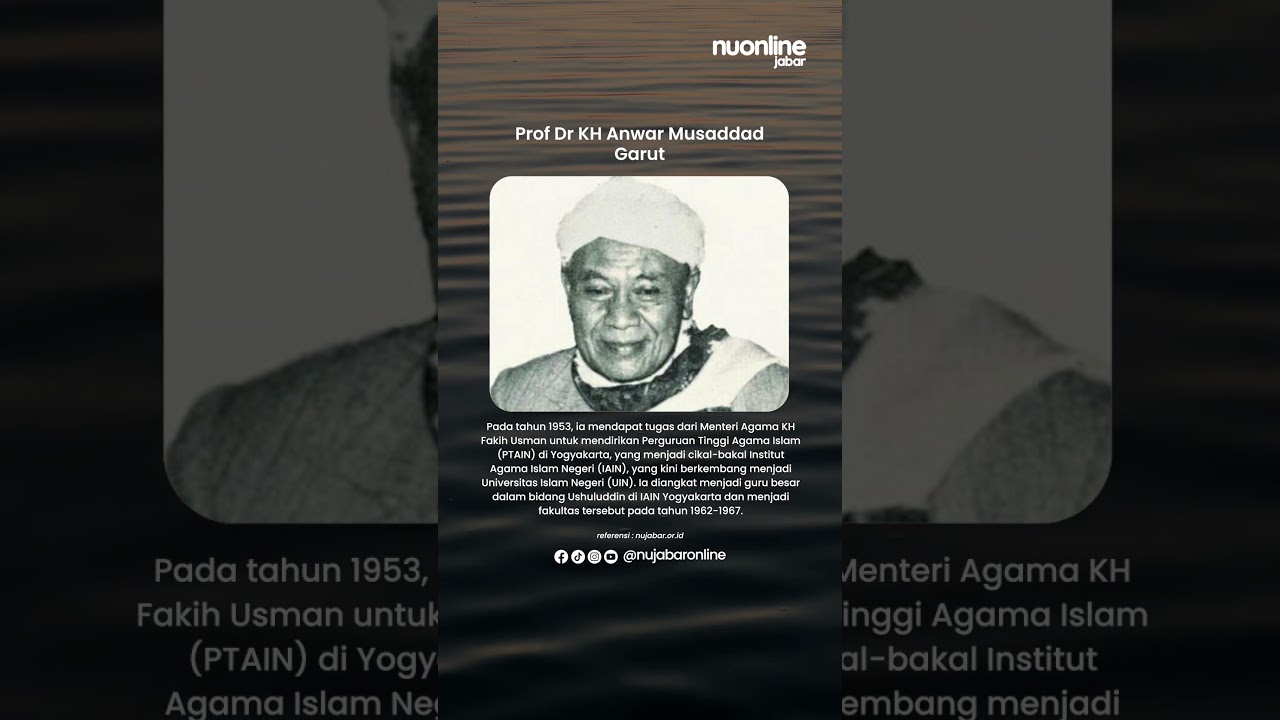 5 Tokoh Nu Kenamaan Di Jawa Barat Jilid