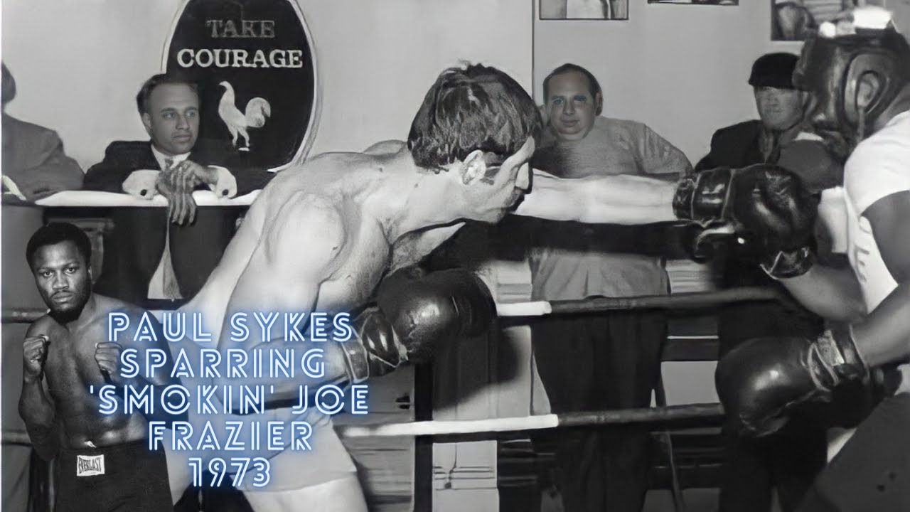 Paul Sykes Sparring Smokin Joe Frazier in the run to the Bugner Fight