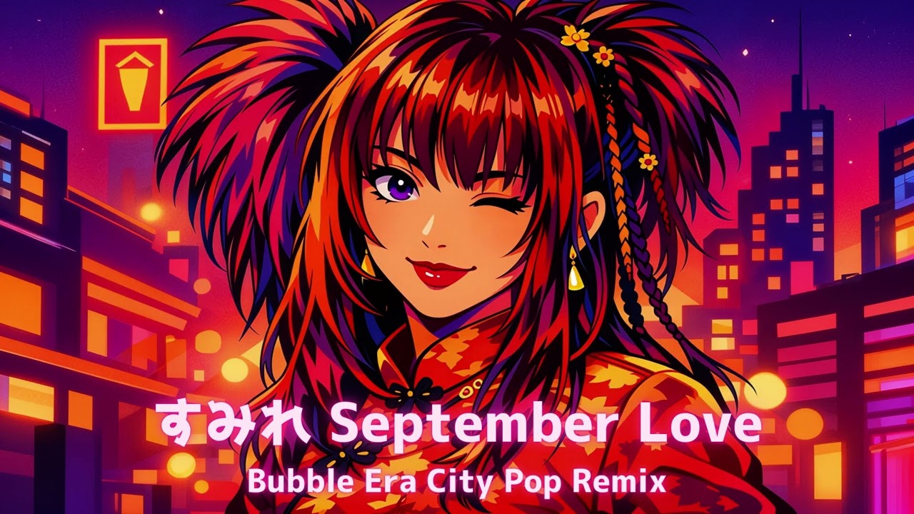 すみれ September Love / SHAZNA (Cover) - Bubble Era City Pop Remix ver. | FakeMusic Japan