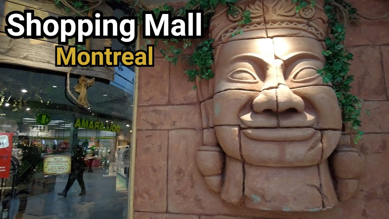 Walking tour in one the best shopping centers in Montreal 2023
