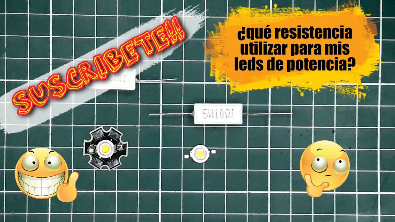 LED de potencia, ¿cómo calcular resistencia de protección?
