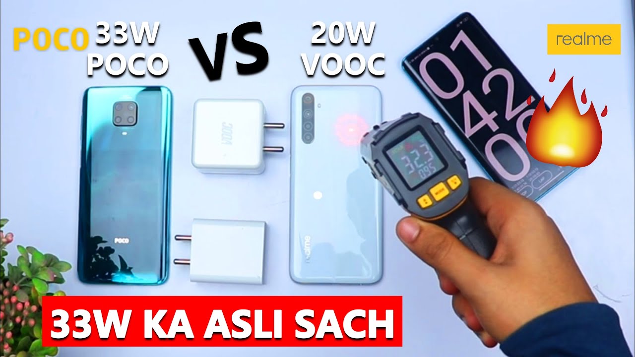 REALME 6i VS POCO M2 PRO : 0 to 100% BATTERY CHARGING TEST 🔋⚡⚡ AND HEATING TEST