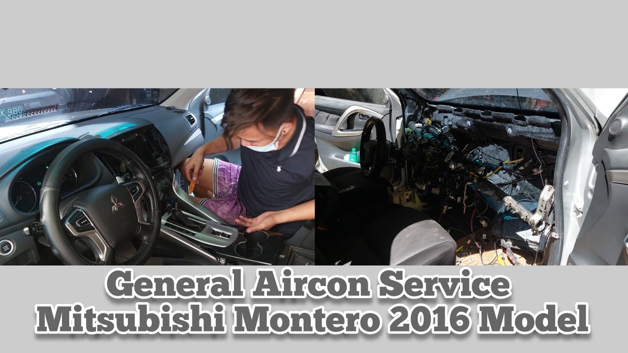 General Aircon Service Mitsubishi Montero 2016 Model